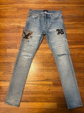 Amiri Blue Denim